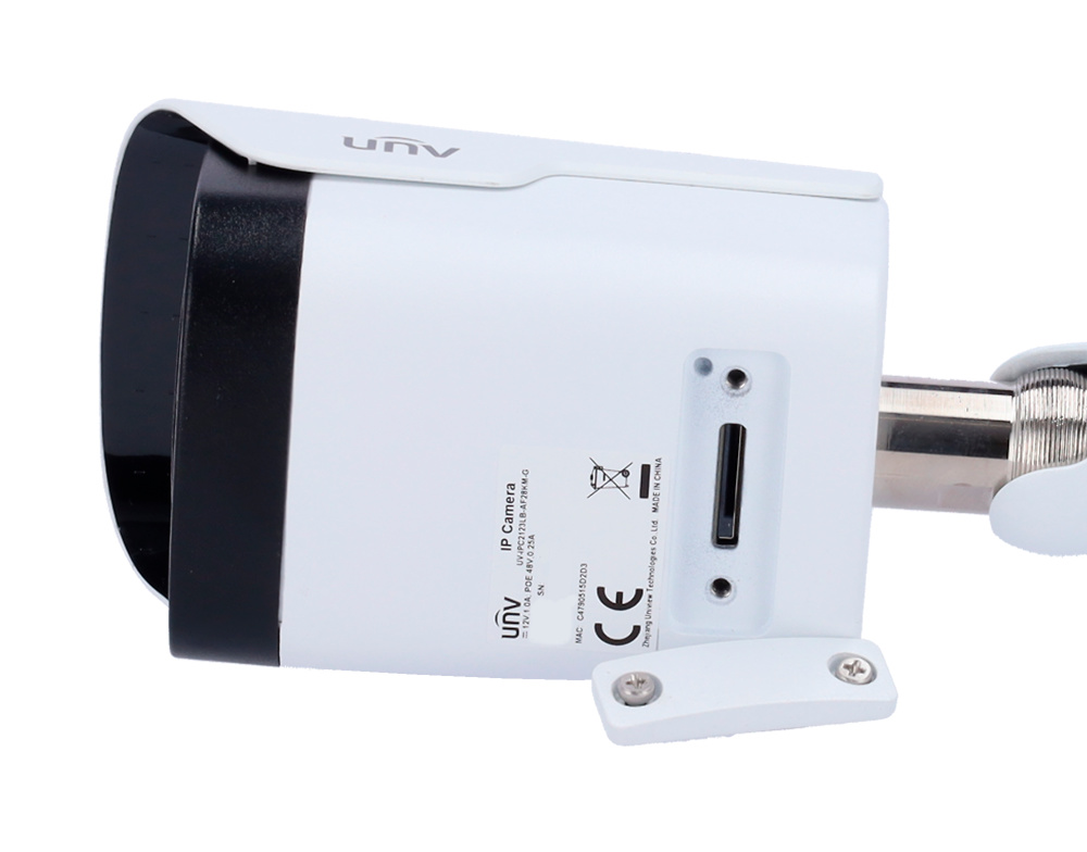 UV-IPC2122LB-ADF28KM-H | UNIVIEW - Cámara IP Bullet | 2 Mpx | Lente fija 2,8 mm | Leds IR 30 metros | Micrófono integrado 