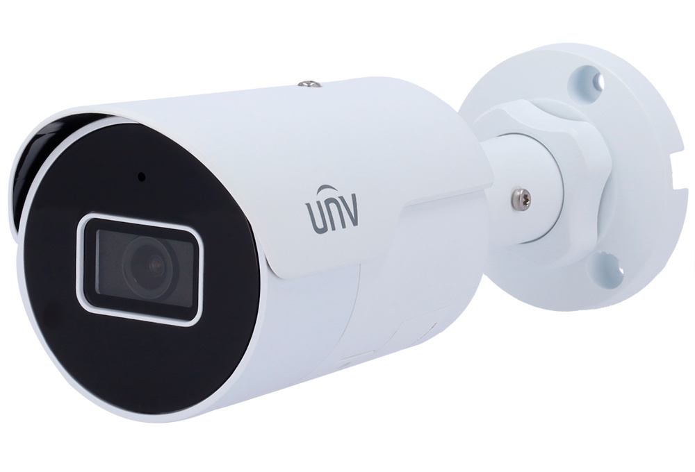 UV-IPC2124LE-ADF40KM-H  |  UNIVIEW   -  Cámara IP Bullet  |  4 Mpx  |  Lente fija 4 mm  |  Leds IR 50 metros  |  Micrófono integrado