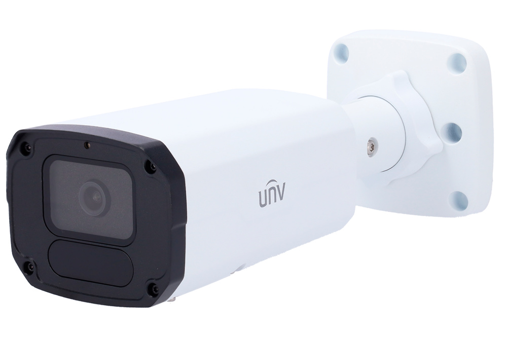 UV-IPC2225SB-ADF60KM-I1  |  UNIVIEW   -  Cámara IP Bullet   |  5 Mpx  |  Lente fija 6 mm  |  Leds IR 80 metros  |  Micrófono integrado 