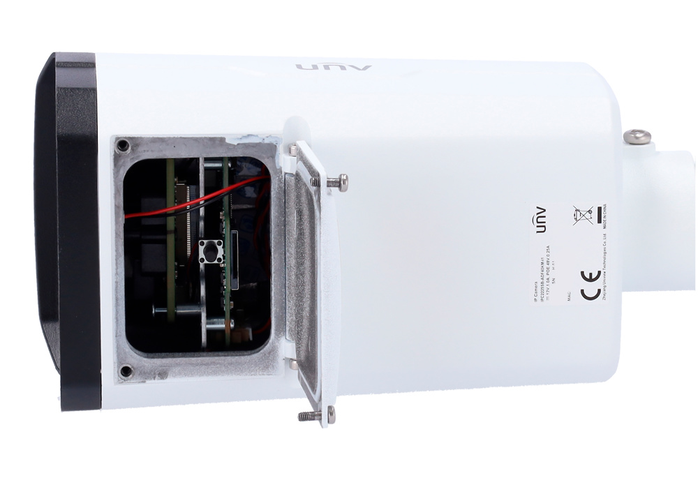 UV-IPC2225SB-ADF60KM-I1 | UNIVIEW - Cámara IP Bullet | 5 Mpx | Lente fija 6 mm | Leds IR 80 metros | Micrófono integrado 