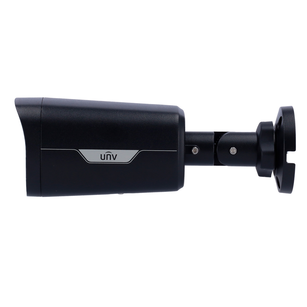 Bullet Uniview Diseñada para videovigilancia de alto rendimiento, la Cámara Bullet IP Uniview de 4 Mpx ofrece detección de movimiento UMD, PoE, WDR 120 dB y protección IP67. Su lente de 2.8 mm y ColorHunter con Wise-ISP garantizan imágenes nítidas y en color en cualquier entorno
