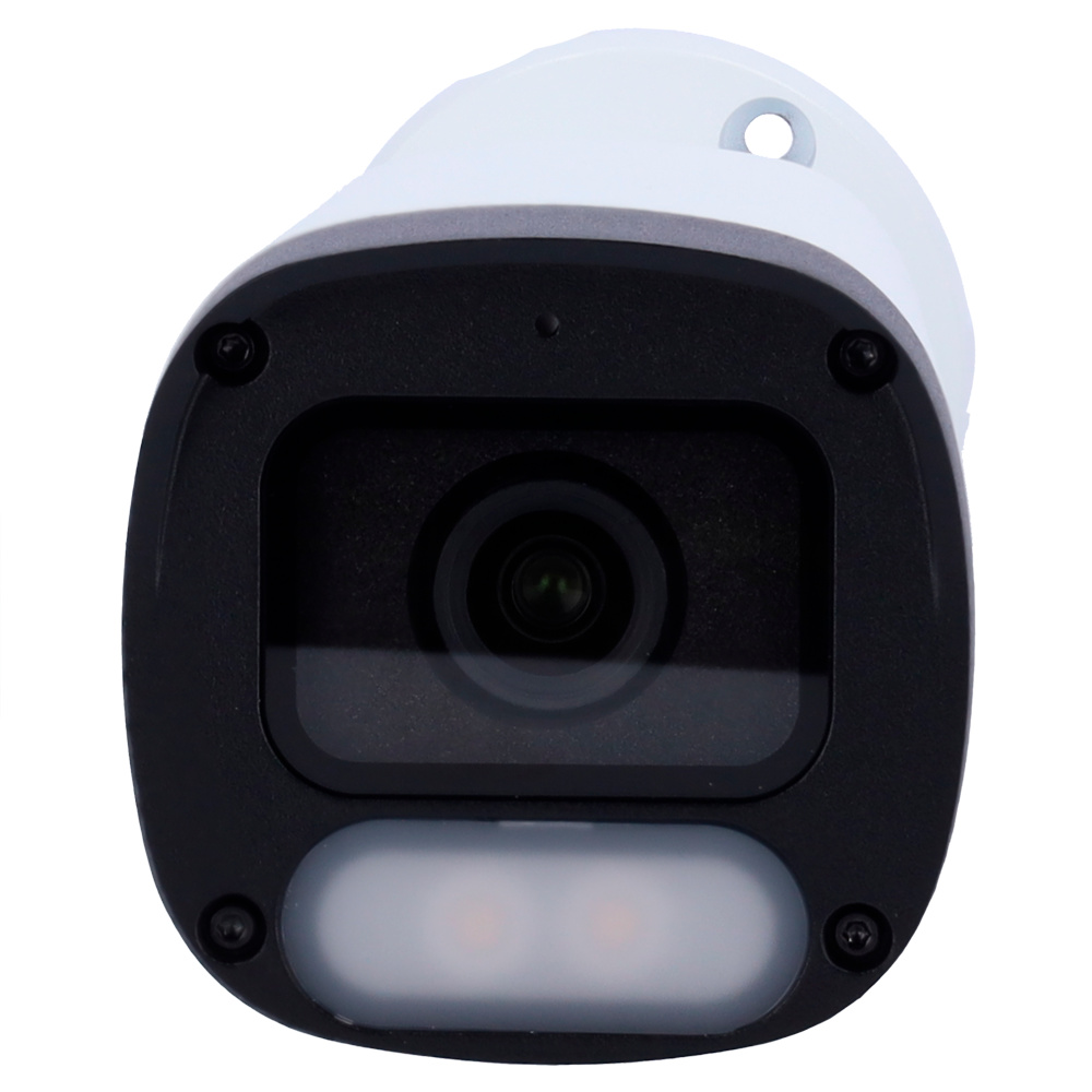 UV-IPC2318LE-ADF40KM-WP | UNIVIEW - Cámara IP Bullet | 8 Mpx | Lente fija 4 mm | Luz blanca Alcance 30 metros | Micrófono integrado | Micrófono integrado 