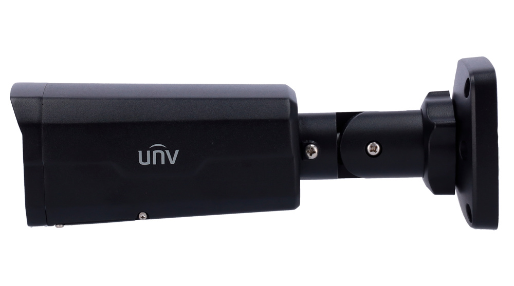 UV-IPC2328SB-DZK-I0-BLACK | UNIVIEW - Cámara IP Bullet | 8 Mpx | Lente motorizada 2.8~ 12 mm | Leds IR 50 metros | Audio | Alarmas | Light Hunter | Conteo de personas 