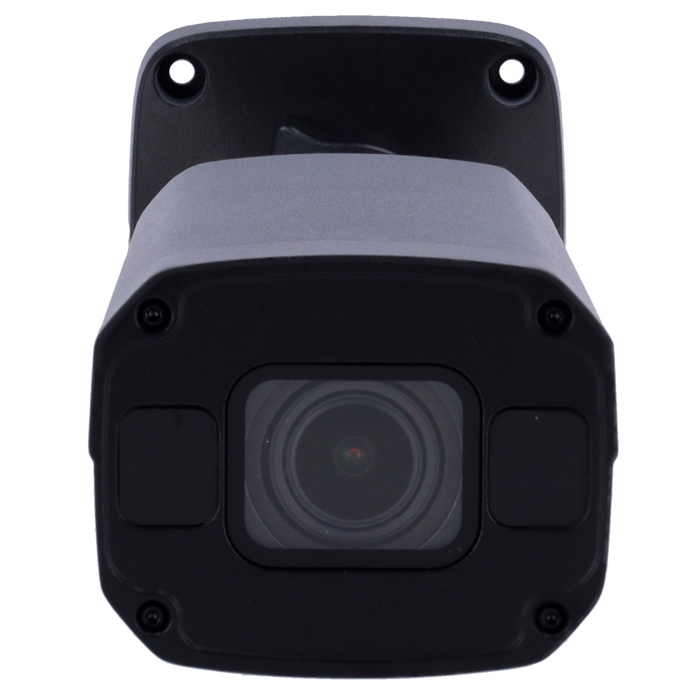 Cámara Uniview Profesional Uniview UV-IPC2328SB-DZK-I0-BLACK, cámara IP Bullet Prime con resolución 8 Mpx, detección inteligente SIP y UMD, compresión Ultra265, ranura MicroSD hasta 256 GB, diseño robusto de metal negro y funciones de análisis de vídeo profesional