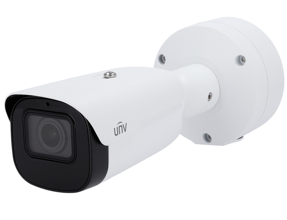 UV-IPC2A28SE-ADZK-I0  |  UNIVIEW   -  Cámara IP Bullet  |  8 Mpx  |  Lente motorizada 2.8~12mm  |  Leds IR 80 metros  |  Micrófonos integrado