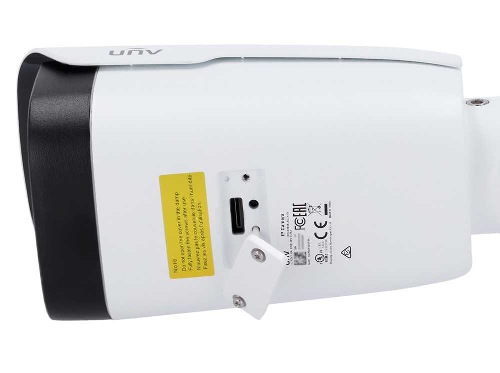 UV-IPC2A28SE-ADZK-I0 | UNIVIEW - Cámara IP Bullet | 8 Mpx | Lente motorizada 2.8~12mm | Leds IR 80 metros | Micrófonos integrado 