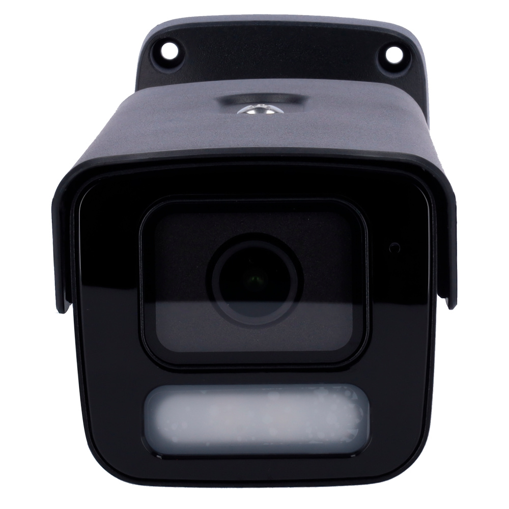 UNIVIEW BULLET IP cámara Uniview UV-IPC2B14SE-ADF28K-WP-I1-BLACK con soporte Bullet, alimentación PoE, y conectividad RJ45. Incorpora micrófono, ranura microSD y sistema de alarma y audio bidireccional. Ideal para exterior, cuenta con protección IP67 e IK10, y funciones de detección avanzada SIP, UMD y conteo de personas con alta precisión