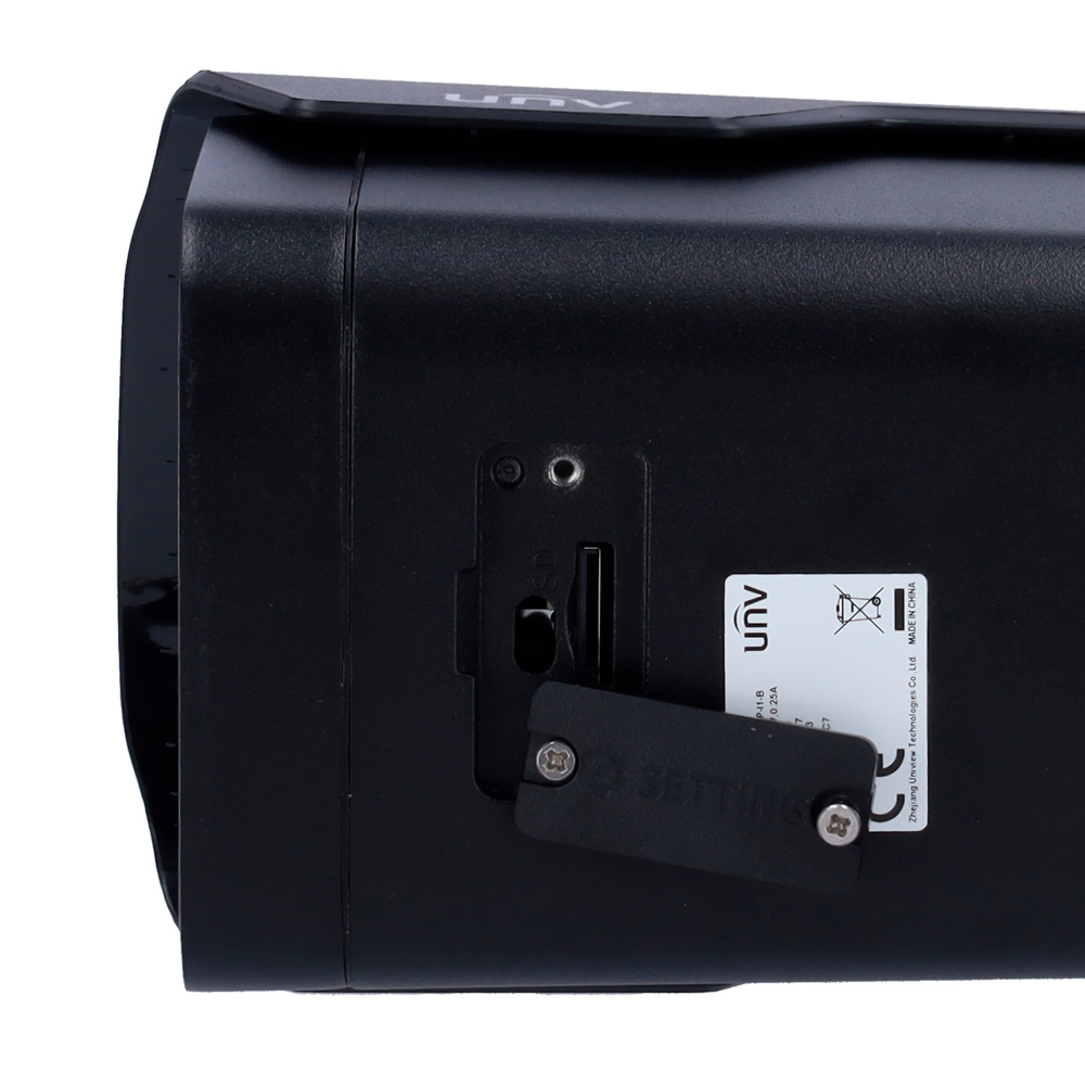 UV-IPC2B14SE-ADF28K-WP-I1-BLACK | UNIVIEW - Cámara IP Bullet | 4 Mpx | Lente Fija 2,8 mm | Leds IR 40 metros 