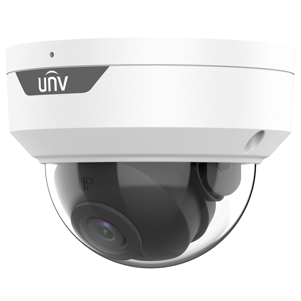 UV-IPC324LE-ADF28K-H  |  UNIVIEW   -  Cámara IP Domo |  4 Mpx  |  Lente 2.8 mm | Leds IR  30 metros   |  Micrófono integrado