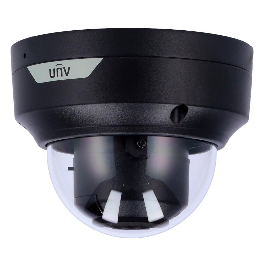 UV-IPC3514LE-ADF28K-WP-BLACK  |  UNIVIEW   -  Cámara IP Domo |  4 Mpx  |  Lente 2.8 mm | Ranura para microSD  |  Color Hunter con tecnología WISE-ISP