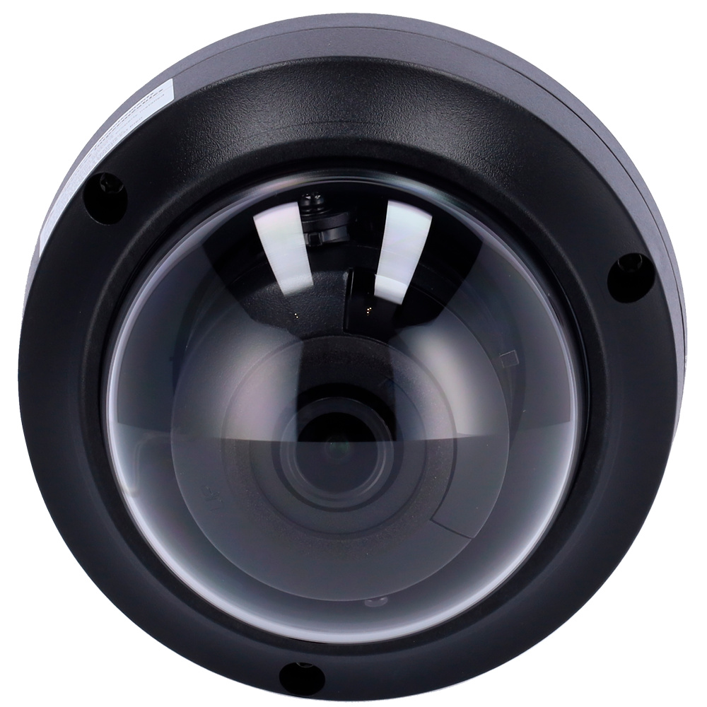UV-IPC3514LE-ADF28K-WP-BLACK | UNIVIEW - Cámara IP Domo | 4 Mpx | Lente 2.8 mm | Ranura para microSD | Color Hunter con tecnología WISE-ISP 
