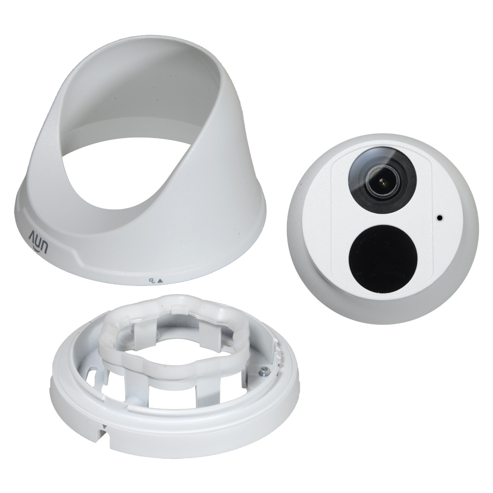 UV-IPC3615LE-ADF28K-G | UNIVIEW - Cámara IP Domo | 5 Mpx | Lente 2,8mm | Leds IR 30 metros | Micrófono integrado 