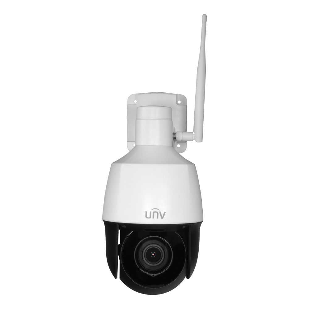 uv-ipc6312lr-ax4w-vg-instalada Instalación de la cámara UNIVIEW UV-IPC6312LR-AX4W-VG en una fachada exterior, demostrando su ángulo de cobertura y rendimiento en condiciones reales. Imagen pensada para mostrar el uso en proyectos de videovigilancia profesional