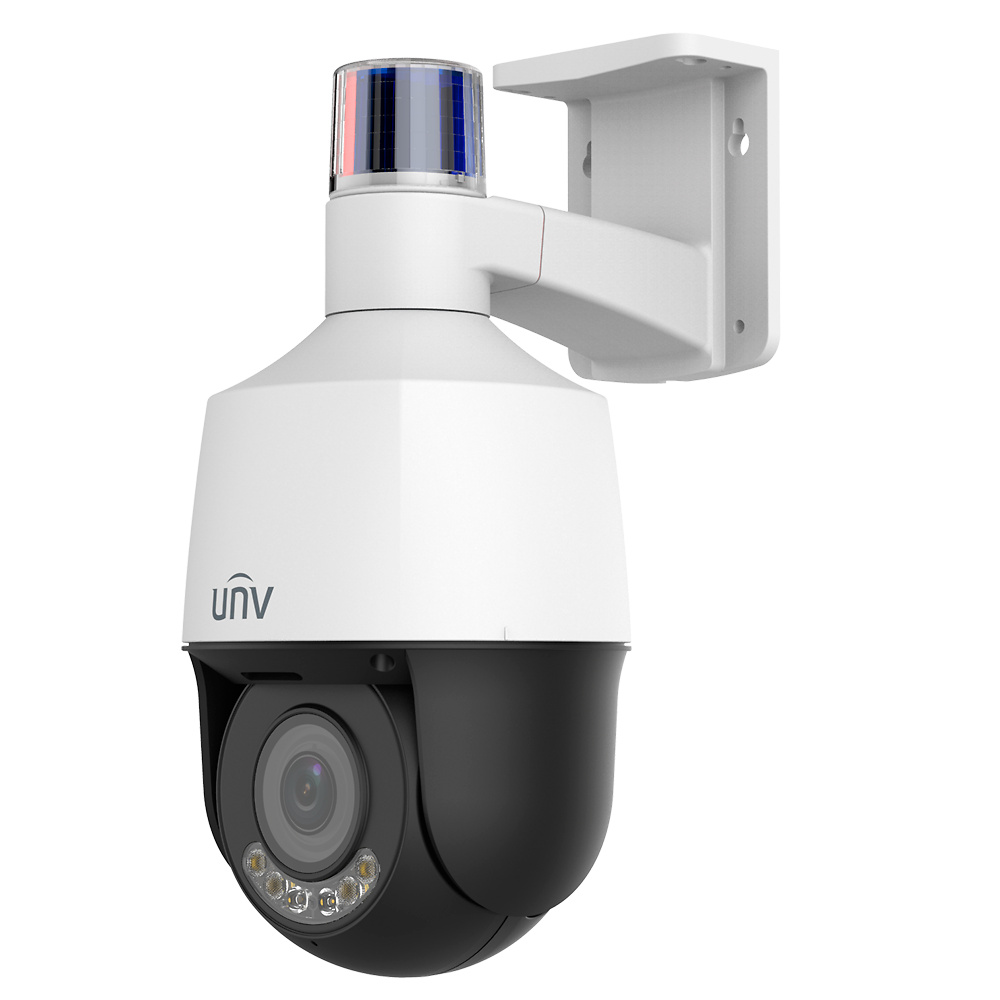 UV-IPC6314LWH-AX5C-VG2   |  UNIVIEW   -  Cámara IP PTZ Color Hunter  |  4 Mpx  |  Lente 2,7-13,5mm (5X) AF  |  Leds IR 40 metros  |  Micrófono  y Altavoz Integrados