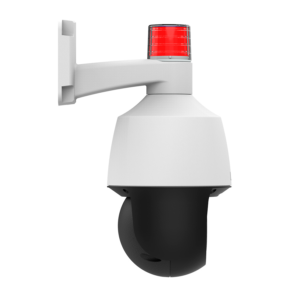 UV-IPC6315LFW-AX5C-VG1 | UNIVIEW - Cámara IP Domo PTZ | 5 Mpx | Lente 2.8-12mm (4X) AF | Leds IR 50 metros | Micrófono Integrado | Sirena y Alarma luminosa 