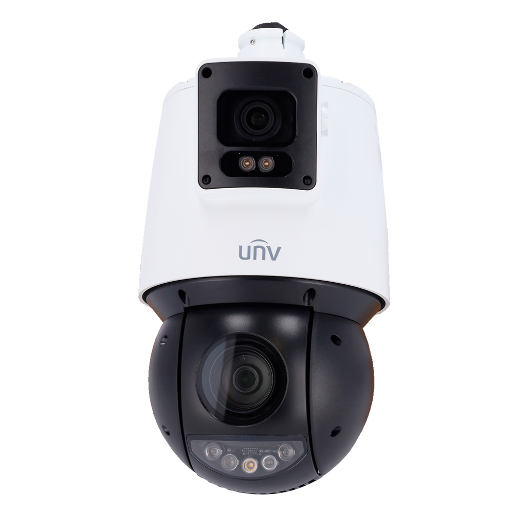 UNIVIEW PTZ IP CAMERA UNIVIEW UV-IPC94144SFW-X25-F40C: Cámara Dual-Lens PTZ y fija, Zoom 25X, IVS, detección de intrusión y conteo de personas. Compatible con ONVIF y MicroSD hasta 256GB