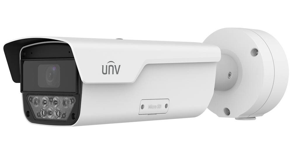 UV-IPS-HC264@HDX4-IR-I1  |  UNIVIEW  -  Cámara IP para reconocimiento de matrículas  |  4 Mpx  |  4 carriles  |  LPR hasta 120 Km/h  |  Leds IR 40 metros