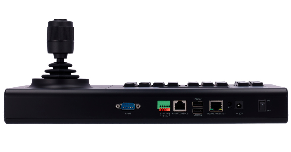 UV-KB-1100-E | UNIVIEW - Teclado de control PTZ para cámaras motorizadas | Conexiones RS232, RS485 y TCP/IP 
