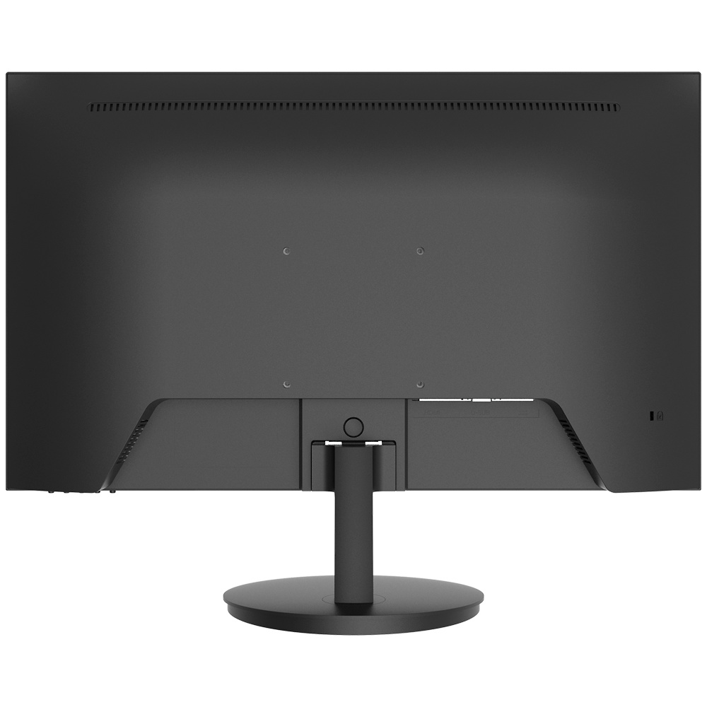 UV-MW-LC24-P-UNIVIEW-MONITOR-POSTERIOR Vista posterior del monitor UV-MW-LC24-P con soporte VESA y conectividad HDMI/VGA. Diseño compacto y robusto para centros de control y vigilancia