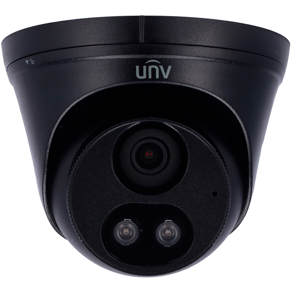 DOMO UNIVIEW COLOR HUNTER Uniview UV-UAC-T142-AF28LM-DL-BLACK, cámara Turret de 2 Mpx con visión nocturna dual 40 m y ColorHunter. Cámara Turret Uniview, con micrófono integrado, 3D-DNR y resistencia IP67 para exteriores