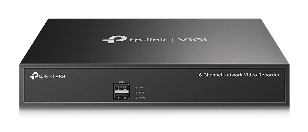 VIGI NVR1016H | VIGI TP-LINK NVR VIGI de 16 canales con HDMI 4K y VGA 1080P. H.265+, ONVIF y almacenamiento de hasta 10TB. Gestión remota y detección inteligente avanzada.