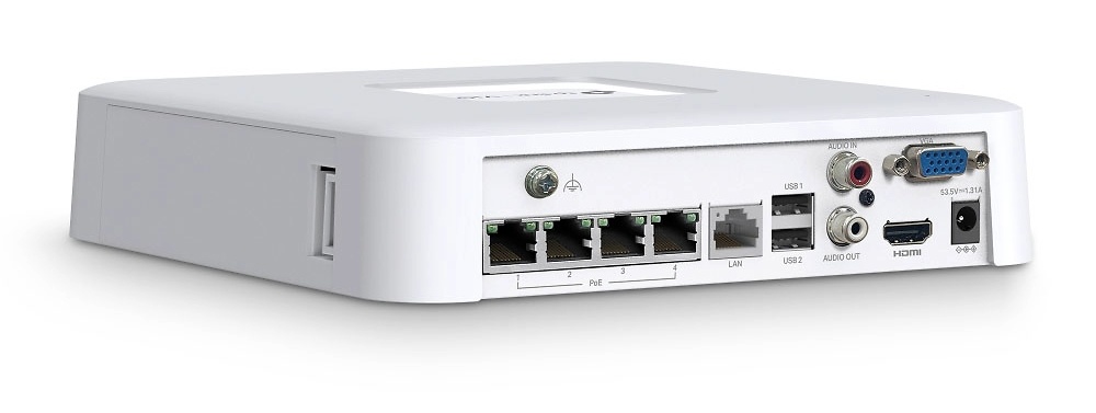 VIGI NVR1104H-4P | VIGI TP-LINK Grabador NVR IP con compresión avanzada, detección inteligente y 4 puertos PoE+. Alta eficiencia en videovigilancia profesional con instalación flexible