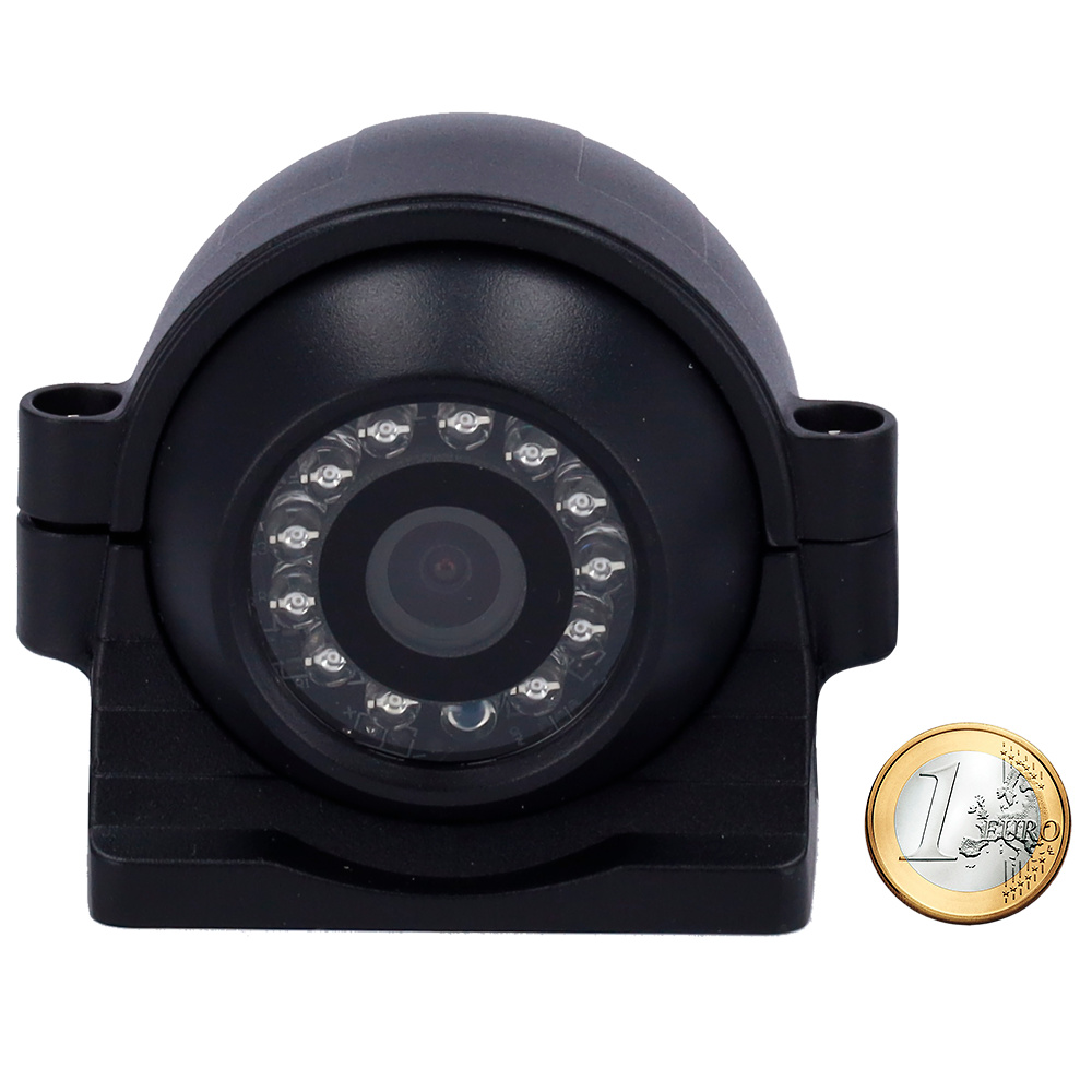 Cámara para vehículos cámara para vehículos VW-206-1080P con tecnología AHD 1080P y visión nocturna IR. Incluye sensor Sony IMX323, balance automático de blancos, reducción de ruido 2DNR y WDR automático. Excelente opción para vigilancia profesional en flotas y transporte público