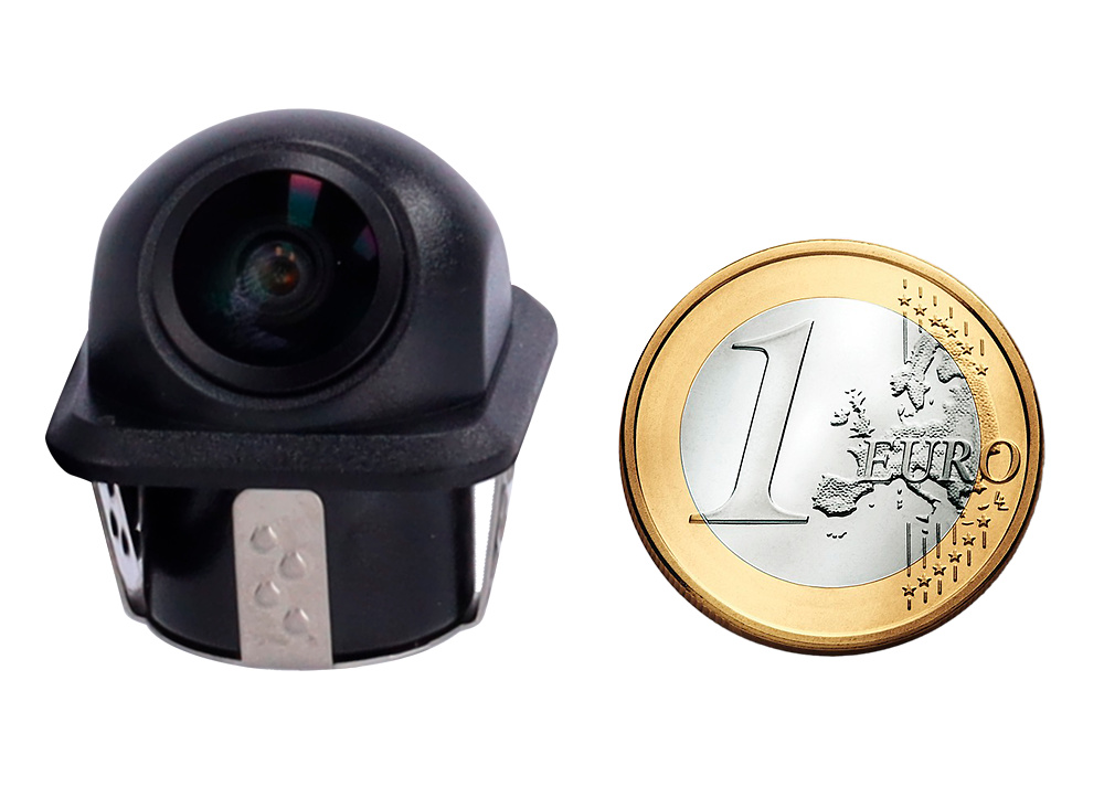 cámara para vehículo cámara VW-902-1080P diseñada para montaje en vehículos, ofreciendo alta definición, visión panorámica y gran resistencia. Fabricada en metal negro con soporte de encastre, integra sensor FH8536+GC2053 y funciona con 12V DC. Rendimiento fiable para flotas y transporte urbano