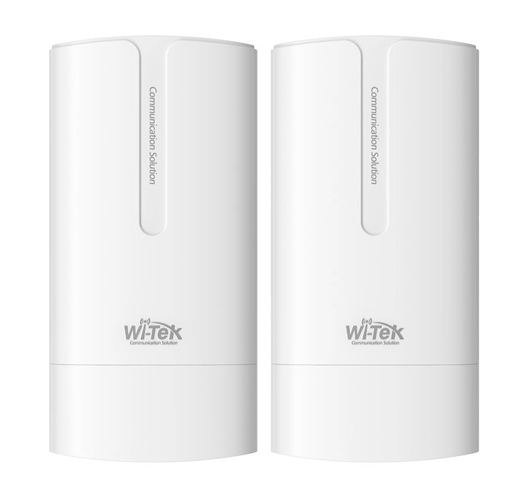 WI-CPE511H-KIT V2-WI-TEK Kit Wi-Tek WI-CPE511H-KIT V2 con antena direccional de 12 dBi y gestión cloud, ideal para enlaces CCTV de largo alcance