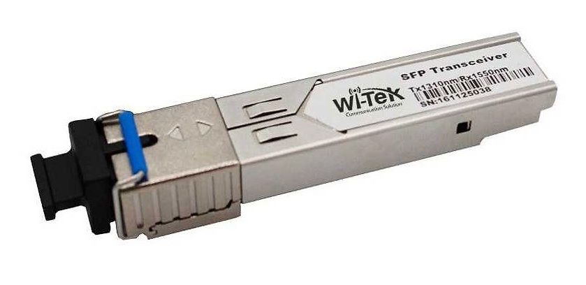 WI-SFP10LC-20KM | WI-TEK - Módulo óptico SFP monomodo (SM) | Conector LC para 1 fibra | 20Km 
