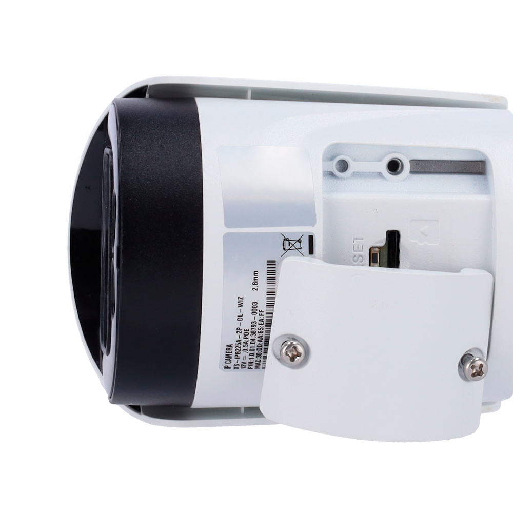 XS-IPB225A-2P-DL-WIZ | X-SECURITY - Cámara IP IVS WizSense | 2 Mpx | Lente Fija 2.8 mm | Dual Light(IR 30m y Luz Blanca 30m) | Micrófono integrado 