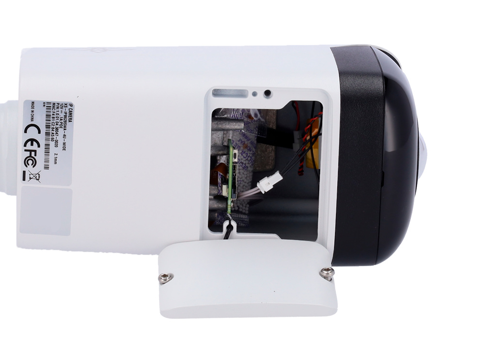 XS-IPB628SWA-4U-WIDE | X-SECURITY - Cámara IP Bullet | 4 Mpx | Lente 2.1 mm | Leds IR 20 metros | Micrófono integrado 