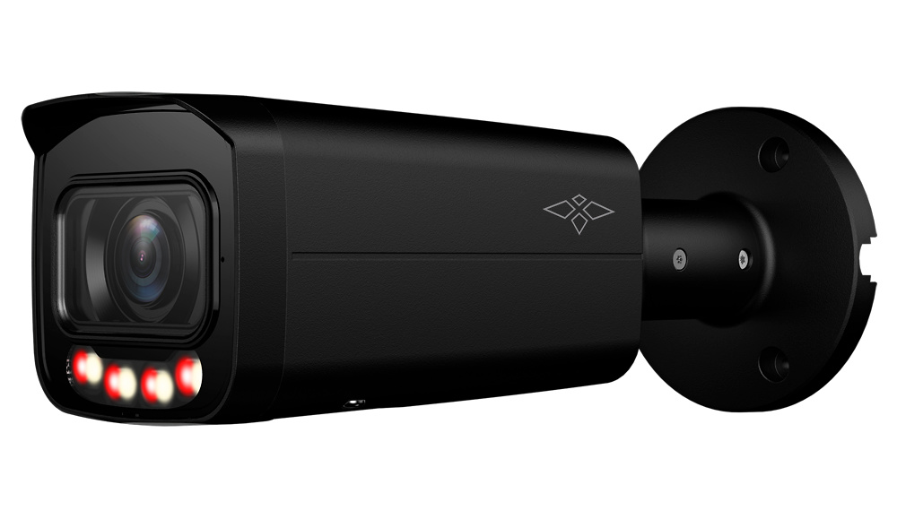 XS-IPB829ZA-4P-DL-WIZ-BLACK  |  X-SECURITY  -   Cámara IP  WizSense  |  4 Mpx  |  Lente Motorizada 2.7~13.5mm  |  Dual Light(IR 60m y Luz Blanca 60m)  |  Micrófono integrado