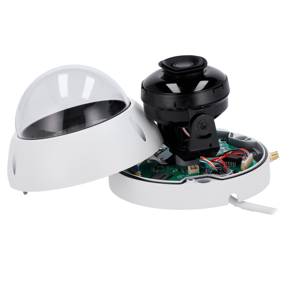 XS-IPD843-2EW | XS-SECURITY - Cámara domo IP Wifi | 2 Mpx | Lente 2.8 mm | Leds IR 30 metros | Antivandálica IK10 