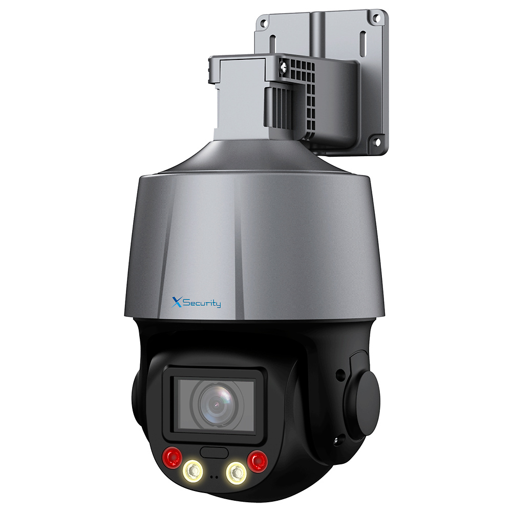 XS-IPSD3005ITA-4U-WIZ-DL  |  X-SECURITY  -   Domo motorizado IP PTZ  StarLight |   4 Mpx  |  Zoom 5x  |Dual Light | Alcance IR 50 m | Luz blanca 30 m  |  Micrófono y altavoz | Sirena y luz disuasorias