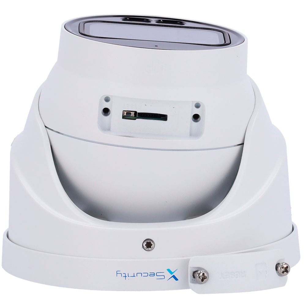 XS-IPT990ZA-4P-DL-WIZ | X-SECURITY - Cámara domo IP Turret WizSense | 4 Mpx | Lente Motorizada 2.7~13.5mm | Dual Light(IR 40m y Luz Blanca 40m | Micrófono integrado 