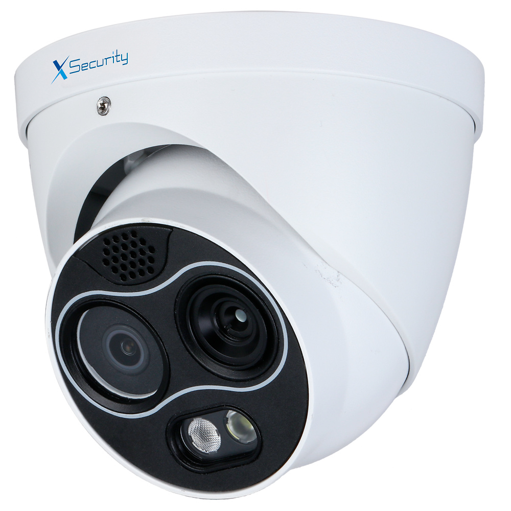 XS-IPTT256A-7D4-WIZ-X-SECURITY Cámara térmica dual IP X-Security XS-IPTT256A-7D4-WIZ con sensor VOx y lente óptica de 4 Mpx. Ideal para vigilancia avanzada y detección de incendios en instalaciones industriales o entornos exigentes. Protección IP67 y funciones inteligentes