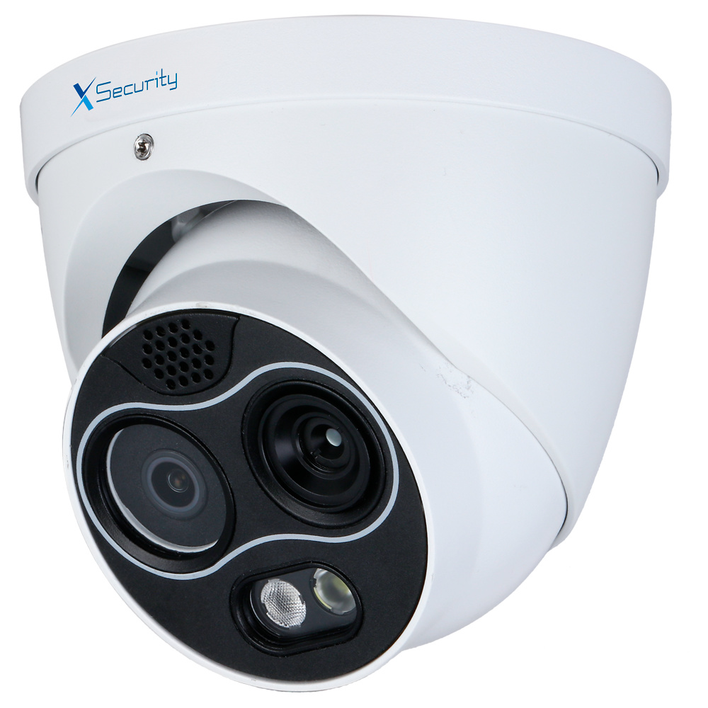 XS-IPTT256A-7D4-WIZ-X-SECURITY Cámara térmica dual IP X-Security XS-IPTT256A-7D4-WIZ con sensor VOx y lente óptica de 4 Mpx. Ideal para vigilancia avanzada y detección de incendios en instalaciones industriales o entornos exigentes. Protección IP67 y funciones inteligentes