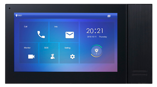 XS-V2421M-IP-POE-B XS-V2421M-IP-POE-B Monitor IP para video portero X-SECURITY