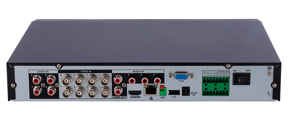 XS-XVR6108A-AI | X-SECURITY - Grabador XVR 5 en 1 | 8 Canales de video BNC + 4 canales IP | Alarmas 