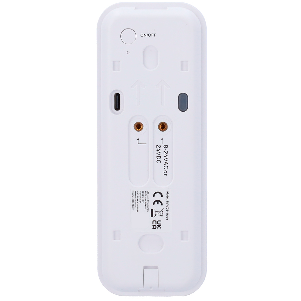 YALE-VIDEODOORBELL | YALE - Timbre inteligente con vídeo WiFi | Comunicación WiFi 2.4 GHz 