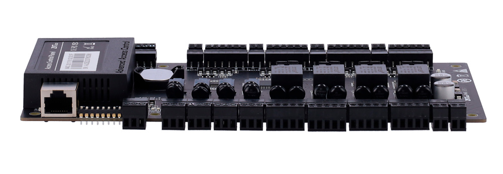 ZK-C3-400PRO | ZKTeco - Controladora de Accesos RFID | Entrada de 4 pulsadores | 4 sensores de puerta | 4 entradas auxiliares | Software ZKBio CVSecurity 