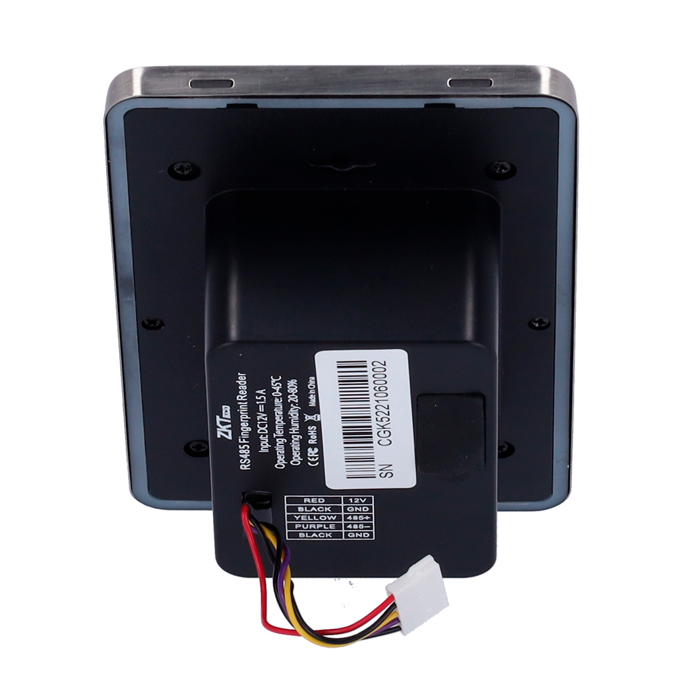 ZK-FR1500S-WP-MF | ZKTeco - Lector Biométrico de Accesos | Acceso por huella Silk ID y tarjeta MF | IP65 