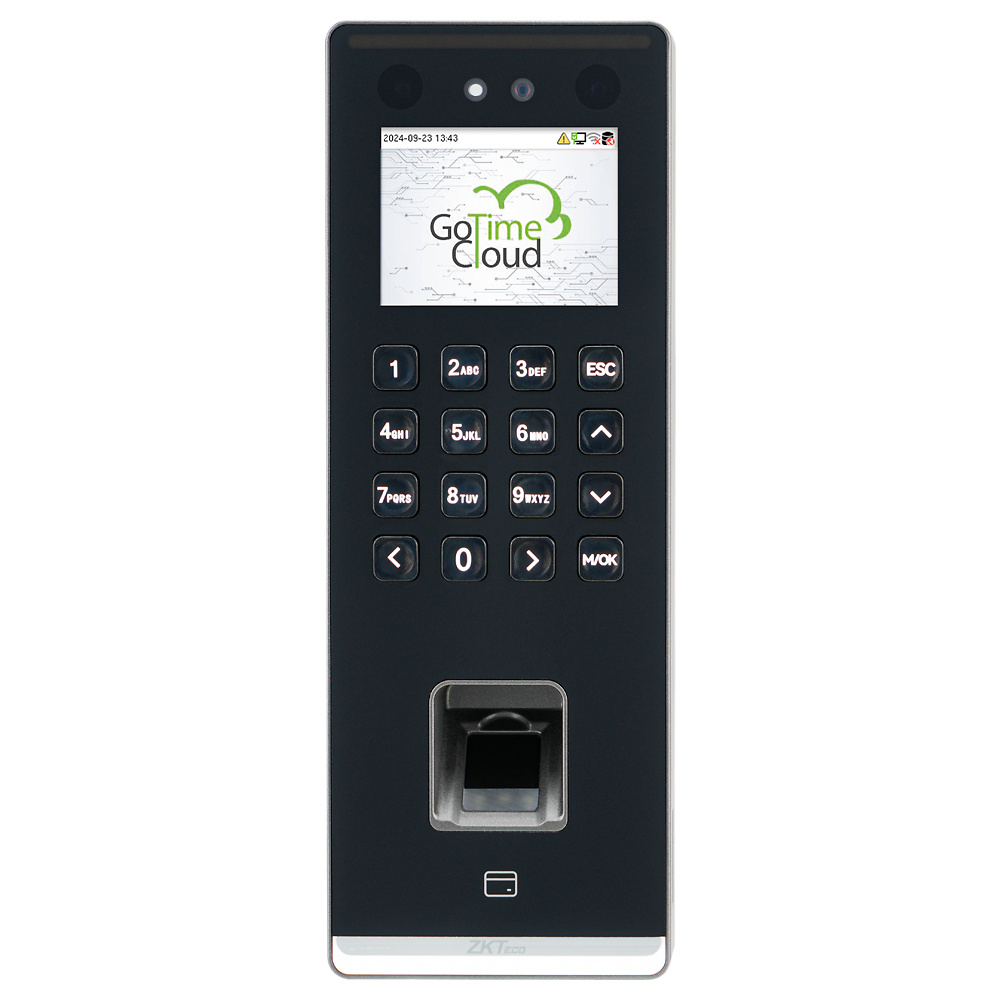 ZK-TA-GTC2F-V-1-W  |  ZkTeco  -  Terminal autónomo de control de Acceso y Presencia |  Identificación por reconocimiento facial, tarjeta EM, huella, contraseña y/o combinaciones
