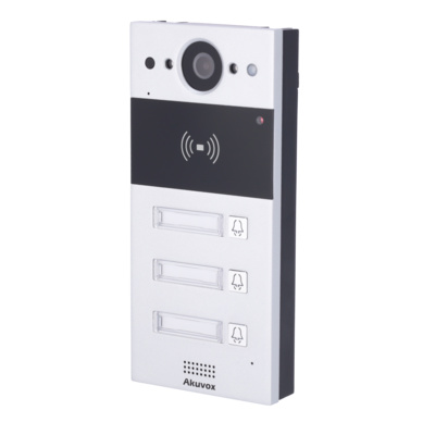 AK-R20B-3B  |  AKUVOX   -  Videoportero IP en Superficie   |  Antivandálico | Cámara 2 Mpx  |  Conexión TCP/IP  |  Altavoz y micrófono integrados