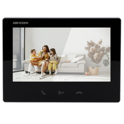 DS-KH7300EY-TE2  |  HIKVISION  -  Monitor para videoportero  |  Pantalla de 7" a 2 hilos HD  |  Micrófono y altavoz integrados