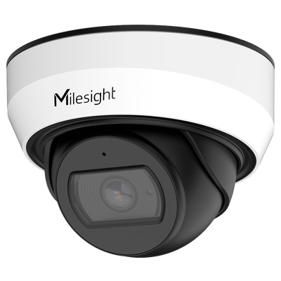 MS-C5375-PD-JB  |  MILESIGHT  -  Cámara IP AI Mini Domo  |  5 Mpx  |  Lente Fija 2,8 mm |  Leds IR 25 metros  |  Micrófono integrado  |  Video analísis AI basado en humano y vehículo