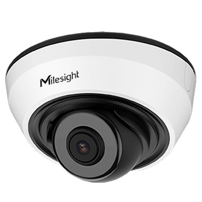MS-C5383-PD  |  MILESIGHT  -  Cámara IP Mini Domo AI IR  |  5 Mpx  |  Lente fija 2.8 mm |  Leds IR 20 metros  |  Video analísis AI basado en humano y vehículo