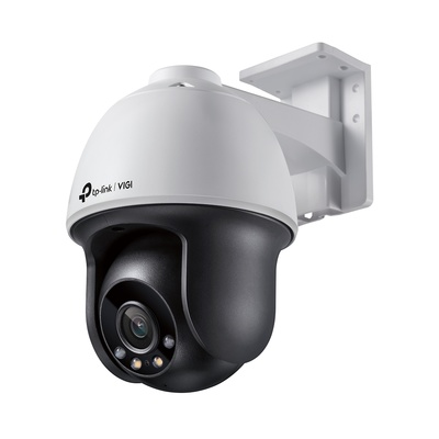 VIGI C540(4mm) | VIGI TP-LINK  |  Cámara IP PT Full Color  |  4 Mpx  |  Lente fija 4 mm  |  Smart IR + luz blanca 30 metros  |  Incorpora micrófono y altavoz