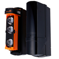 ABE-200W  |  Barrera de infrarrojos de 3 haces   |  Alcance 200 / 600 metros  |  Alimentación por pilas